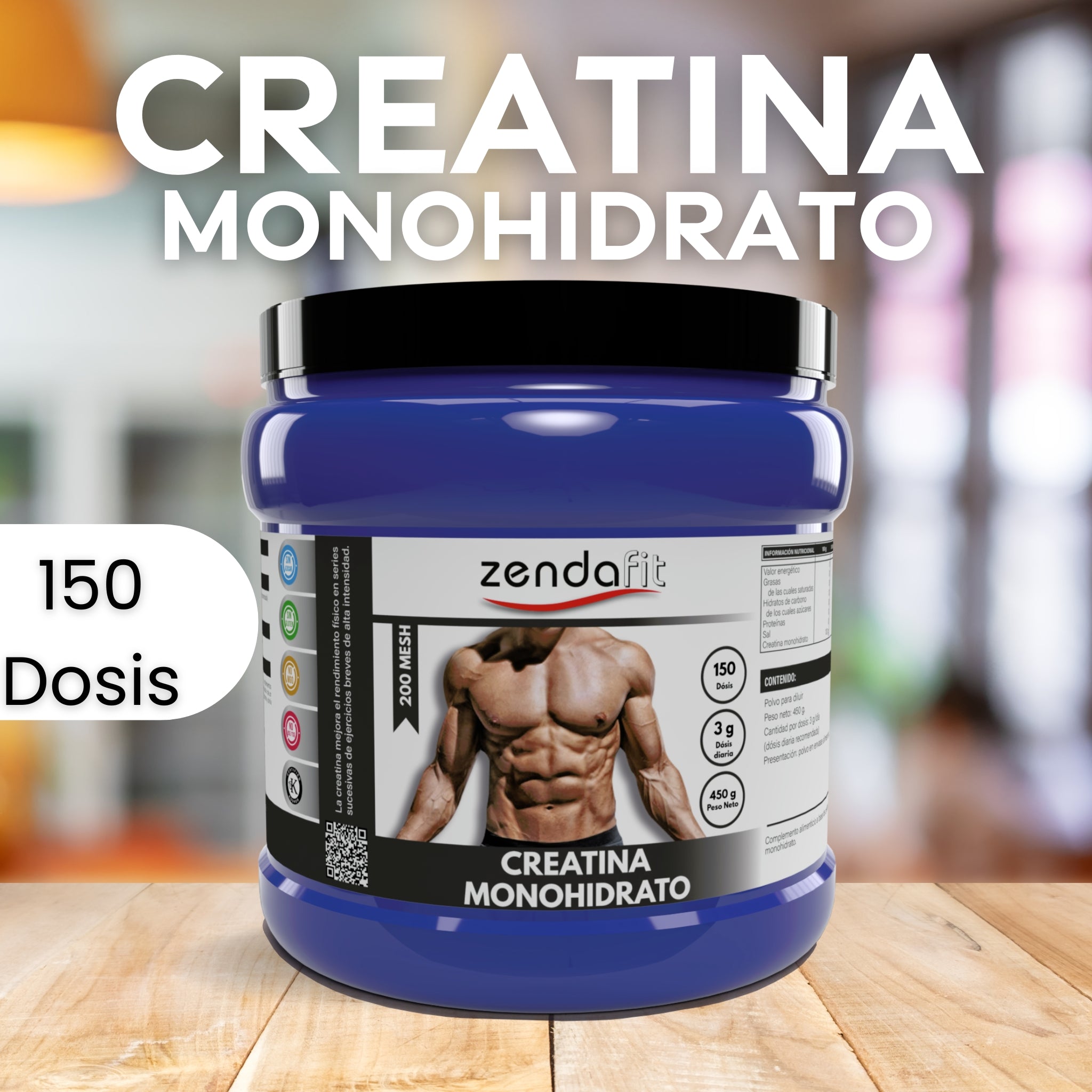 Creatina Monohidrato 100% - 450 gramos