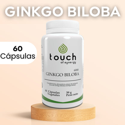 Ginkgo Biloba 6000mg (60 cápsulas vegetales)