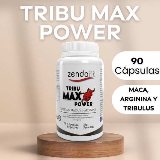 Tribu Max Power-  Potenciador Sexual y Energético (Tribulus + Maca + L-Arginina)