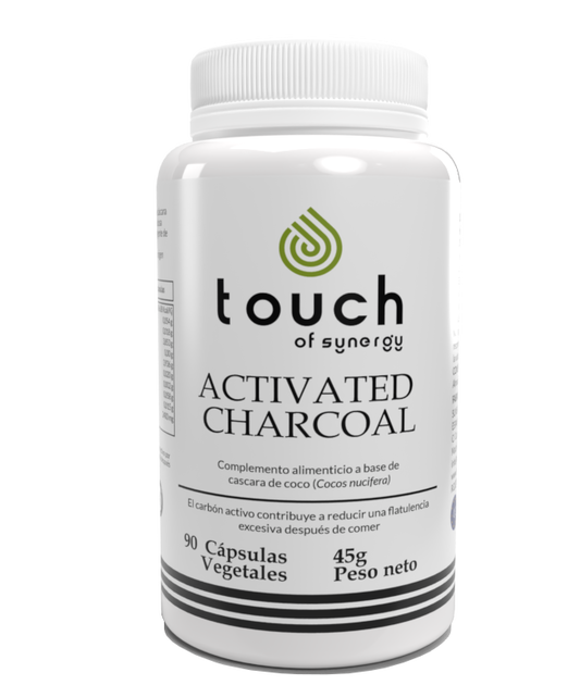 Carbón vegetal activo (Activated Charcoal) - 90 cápsulas vegetales