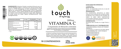 Vitamina C de Liberación controlada (90 cápsulas)